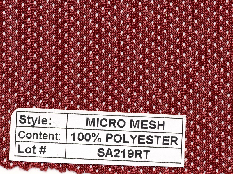 Micro Mesh 100% Polyester